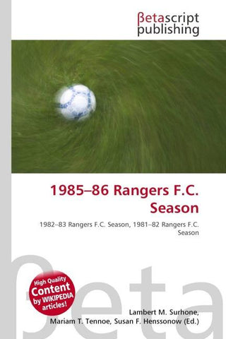 1985-86 Rangers F.C. Season
