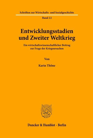 Entwicklungsstadien und Zweiter Weltkrieg.