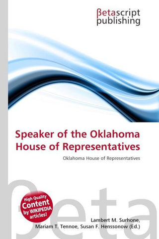 Speaker of the Oklahoma House of Representatives