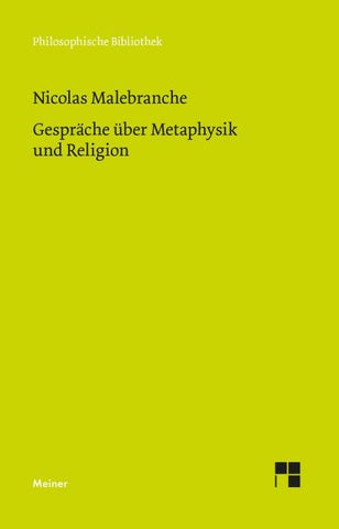 Gespräche über Metaphysik und Religion