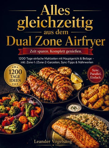 Alles gleichzeitig aus dem Dual Zone Airfryer