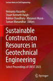 Sustainable Construction Resources in Geotechnical Engineering