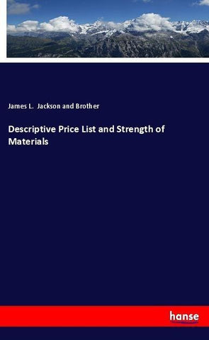Descriptive Price List and Strength of Materials