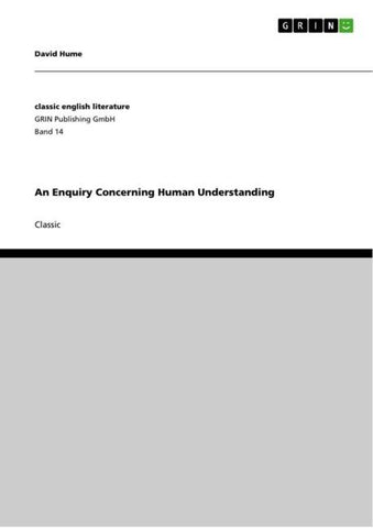 An Enquiry Concerning Human Understanding