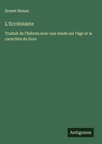 L'Ecclésiaste