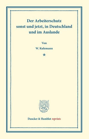 Der Arbeiterschutz