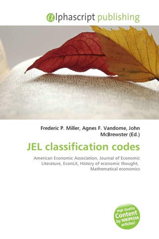 JEL classification codes