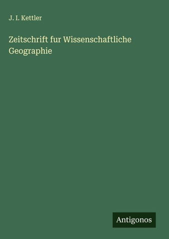 Zeitschrift fur Wissenschaftliche Geographie