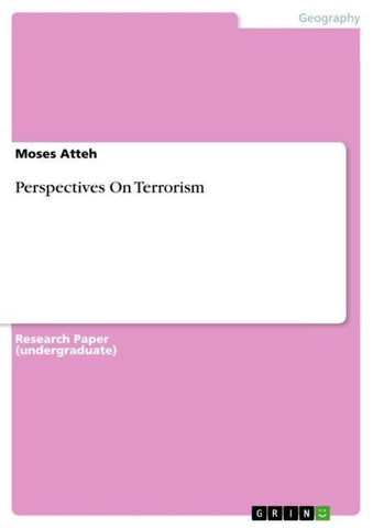 Perspectives On Terrorism