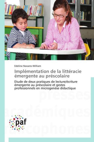 Implémentation de la littéracie émergente au préscolaire