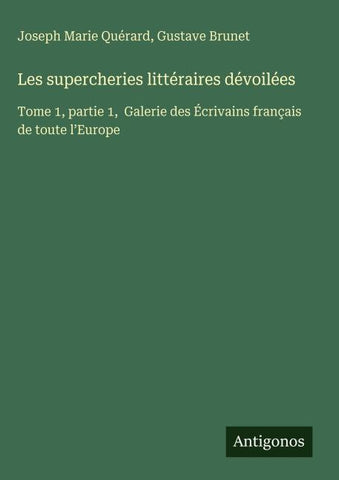 Les supercheries littéraires dévoilées