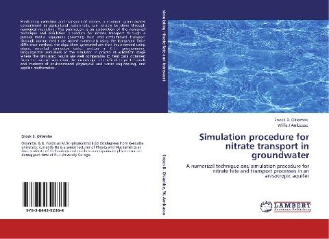 Simulation procedure for nitrate transport in groundwater