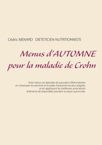 Menus d'automne pour la maladie de Crohn