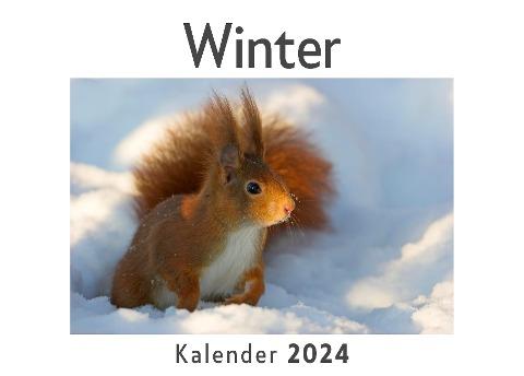 Winter (Wandkalender 2024, Kalender DIN A4 quer, Monatskalender im Querformat mit Kalendarium, Das perfekte Geschenk)