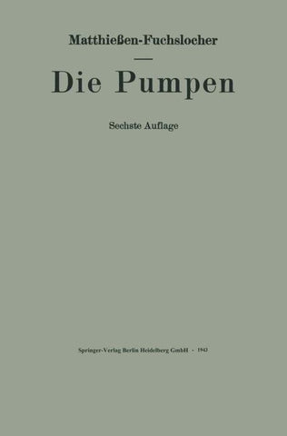 Die Pumpen