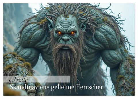 Trolle - Skandinaviens geheime Herrscher (Tischkalender 2026 DIN A5 quer), CALVENDO Monatskalender
