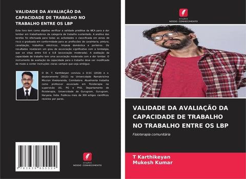 VALIDADE DA AVALIAÇÃO DA CAPACIDADE DE TRABALHO NO TRABALHO ENTRE OS LBP