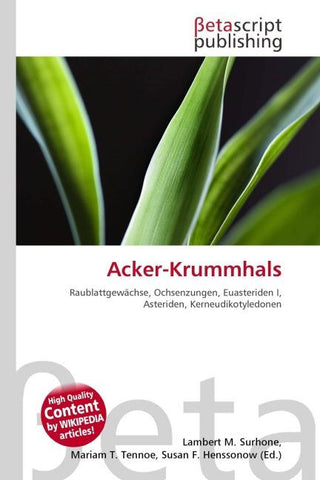 Acker-Krummhals