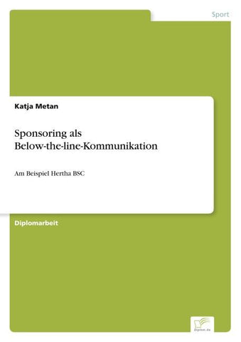 Sponsoring als Below-the-line-Kommunikation