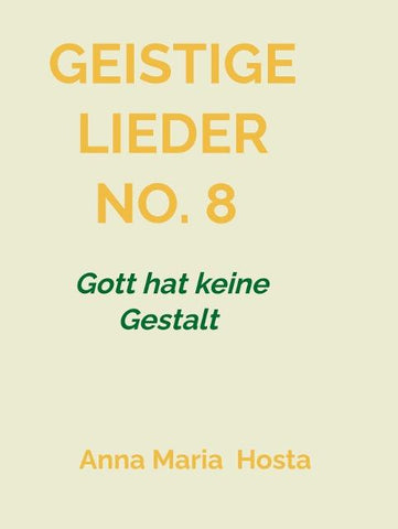 Geistige Lieder No. 8