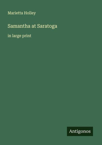 Samantha at Saratoga
