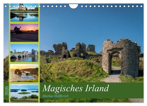 Magisches Irland 2026 (Wandkalender 2026 DIN A4 quer), CALVENDO Monatskalender