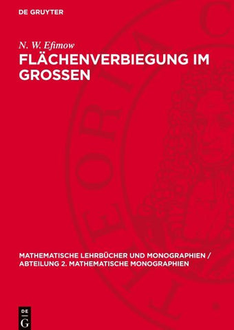 Flächenverbiegung im Grossen