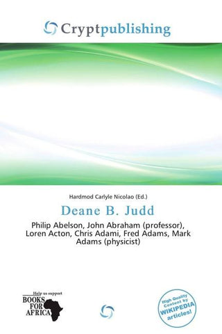 Deane B. Judd
