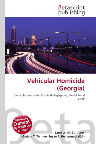 Vehicular Homicide (Georgia)