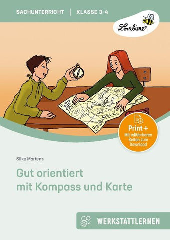 Gut orientiert mit Kompass und Karte