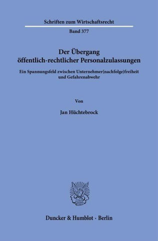 Der Übergang öffentlich-rechtlicher Personalzulassungen