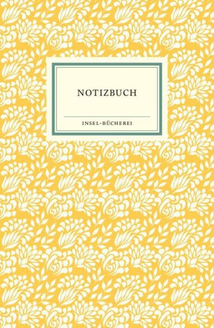 Notizbuch Insel-Bücherei »Blumendekor sonnengelb«