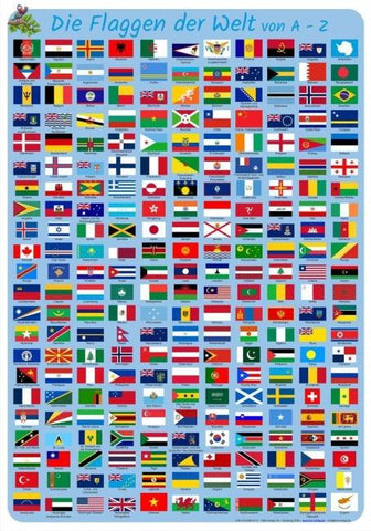 Die Flaggen der Welt von A-Z