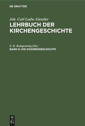 Die Dogmengeschichte