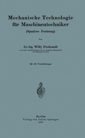 Mechanische Technologie für Maschinentechniker