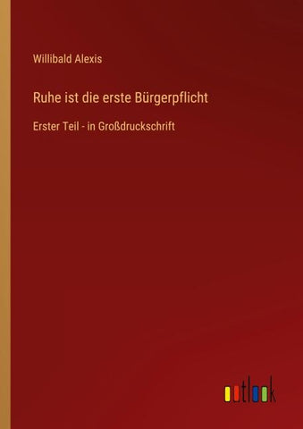 Ruhe ist die erste Bürgerpflicht
