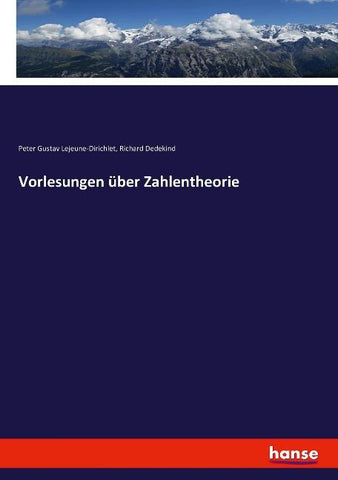 Vorlesungen über Zahlentheorie