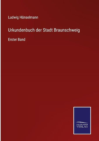 Urkundenbuch der Stadt Braunschweig