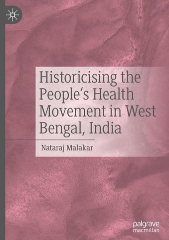 Historicising the People's Health Movement in West Bengal, India