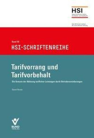 Tarifvorrang und Tarifvorbehalt