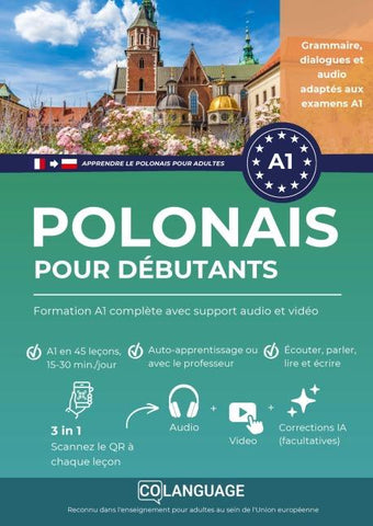 Apprendre le polonais pour débutants : Cours A1 complet avec support audio et vidéo