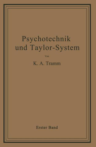 Psychotechnik und Taylor-System