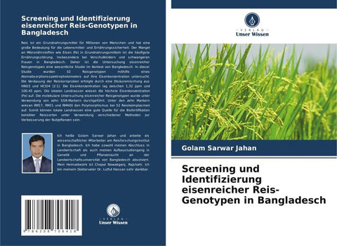 Screening und Identifizierung eisenreicher Reis-Genotypen in Bangladesch