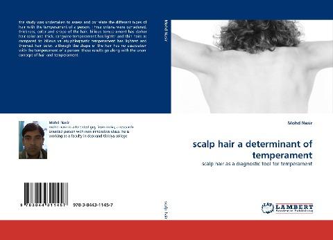 scalp hair a determinant of temperament
