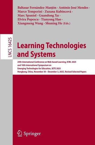 Learning Technologies and Systems