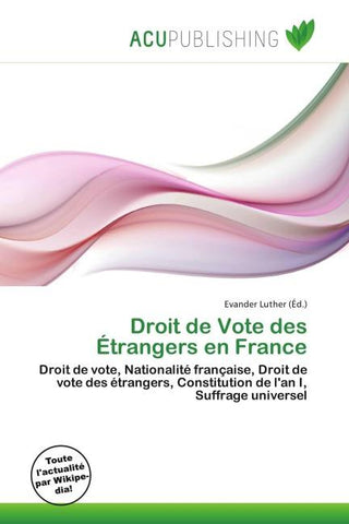 Droit de Vote des Étrangers en France