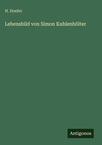 Lebensbild von Simon Kuhlenhölter