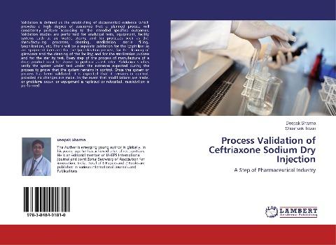 Process Validation of Ceftriaxone Sodium Dry Injection