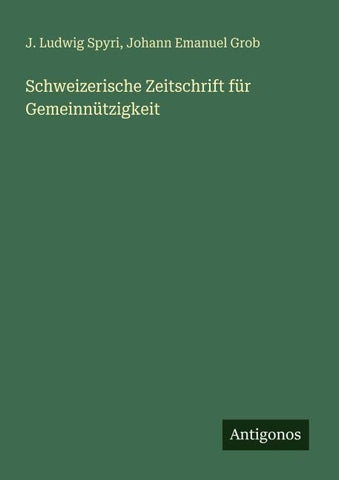 Schweizerische Zeitschrift für Gemeinnützigkeit