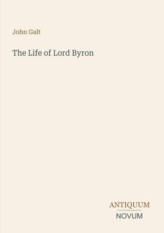 The Life of Lord Byron